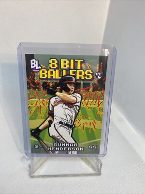 Gunnar Henderson 2023 Topps Big League 8 Bit Ballers Insert #8B-9
