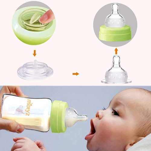 Glass Breastmilk Storage Bottles, 6 Pack, 8 oz, Compatible With Spectra Medela - Picture 5 of 5