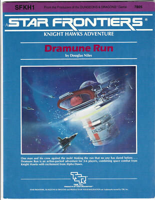 TSR 7805 SFKH1 Star Frontiers DRAMUNE RUN Knight Hawks Adventure (1984) NEW