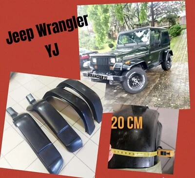 Jeep Wrangler YJ 87/95 Kotflügelverbreiterung 20cm 4St Kotflügel komplett Set!  - Bild 1 von 4