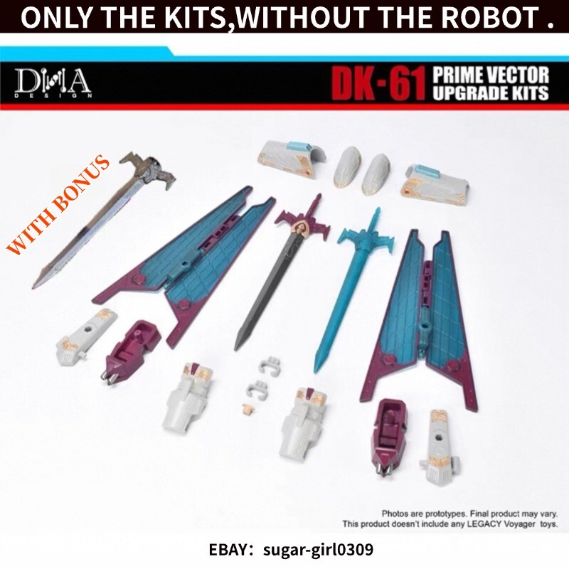 WITH BONUS! DNA DK-61 DK61 Upgrade Kits For Legacy Vector Prime