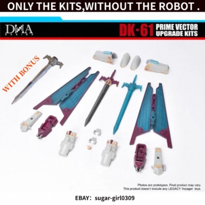 WITH BONUS! DNA DK-61 DK61 Upgrade Kits For Legacy Vector Prime Accessories