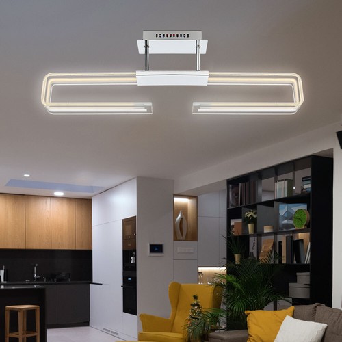 Plafoniera Lampada di Design Satinato LED Camera Letto Vetro - Foto 4 di 5