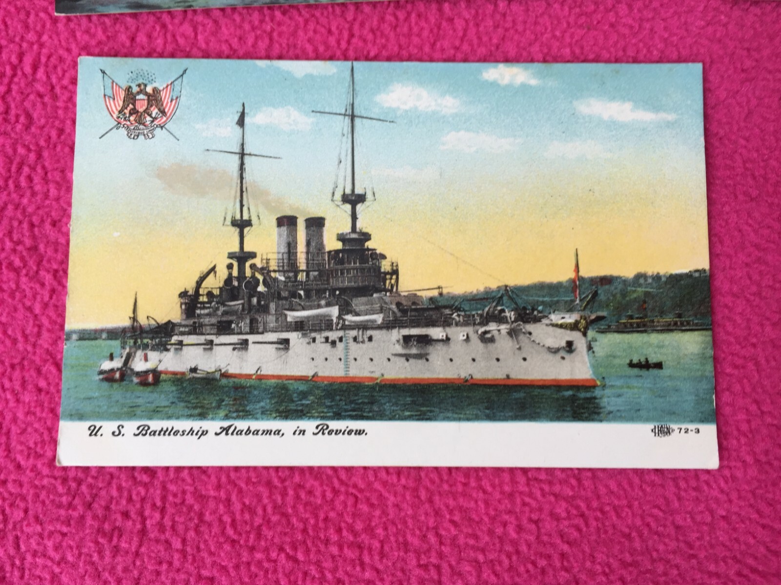 9 vintage POSTCARDS nautical NAVY battleship U.S.S. CONNECTICUT cruiser SUB yard