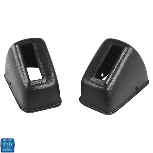 Pair Of Deluxe Seat Belt Retractor Covers For 1965-72 GM Cars - Part RCF-300