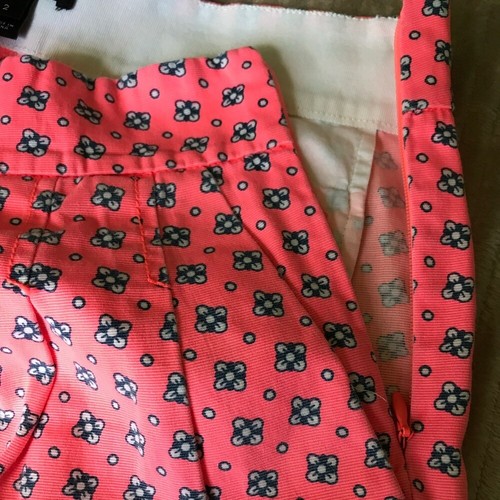 J Crew Side-Zip Shorts Sz 2 - Picture 2 of 6