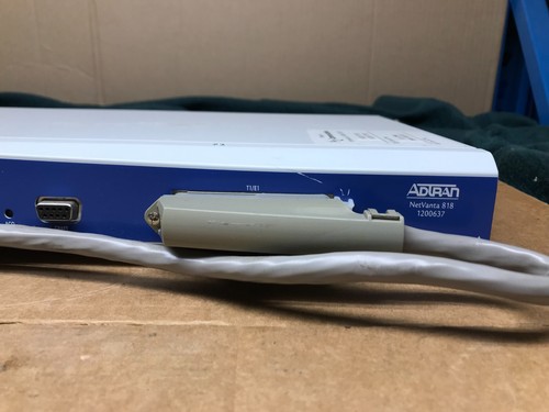 Adtran NetVanta 818 T1/E1 EFM NTE Network Router 1200637 - Picture 2 of 9