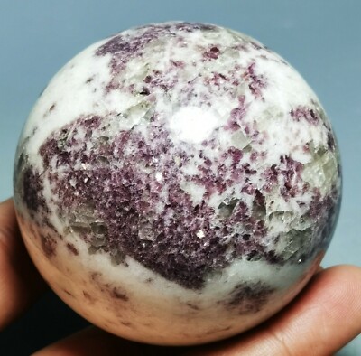 Marvelous Lepidolite Mica Sphere ball Purple Globe Reiki stone