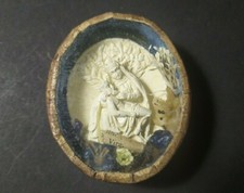 Antica teca Pietà Madonna Gesù scagliola  