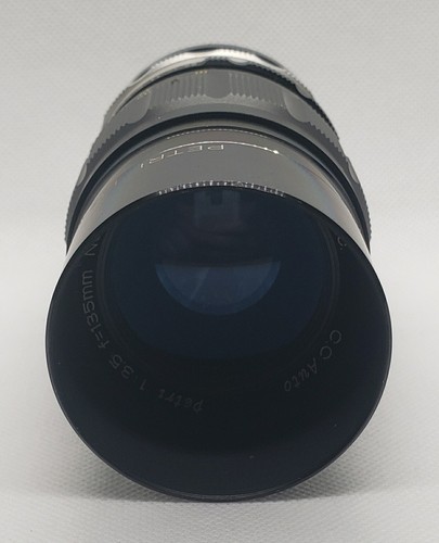 Vintage Petri Co 1:35 F=135mm No. 70989 Camera Lens With Cap and Case - Picture 4 of 5