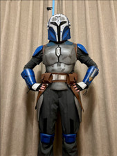 Star Wars Bo Katan Kryze Full Body Armor W/Helmet Mandalorian Halloween Cosplay