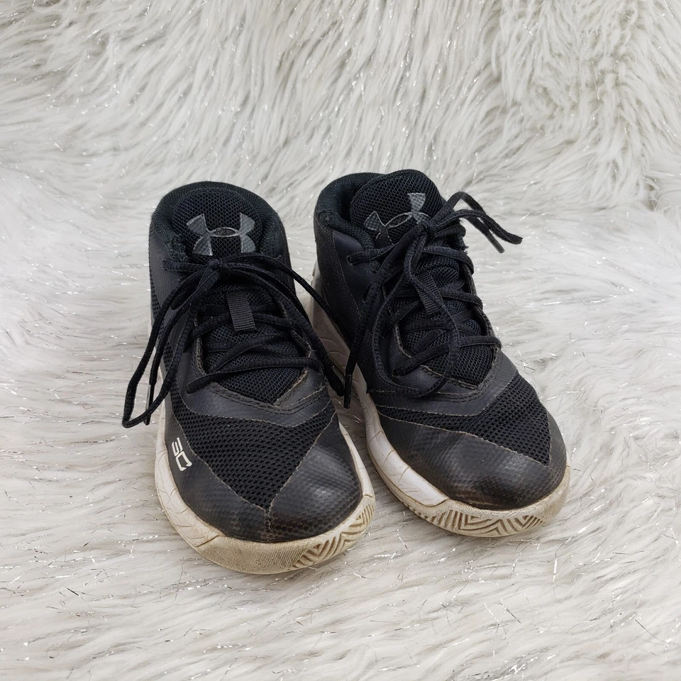 Zapatillas Under Armour Steph Curry SC Negro Blanco Niños Talla 9 Foto 3 de 4