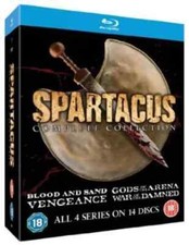 Spartacus Complete Collection Blu Ray Series 1-4 Box set