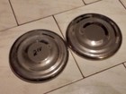 Seltenes Zubehör 2 Radkappen Autinex Edelstahl Uginox Chrom Felgen Citroen 2CV