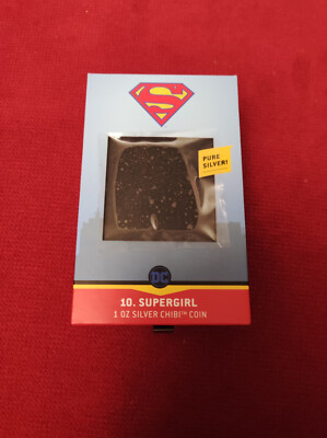 1 oz Silbermünze - DC Comics  - Chibi Coins - Supergirl  - 2021 Silber Münze