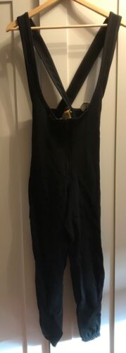 HOT CHILLYS Women's Base Layer Overalls Black Zip Front - Size M Medium - Picture 1 of 4