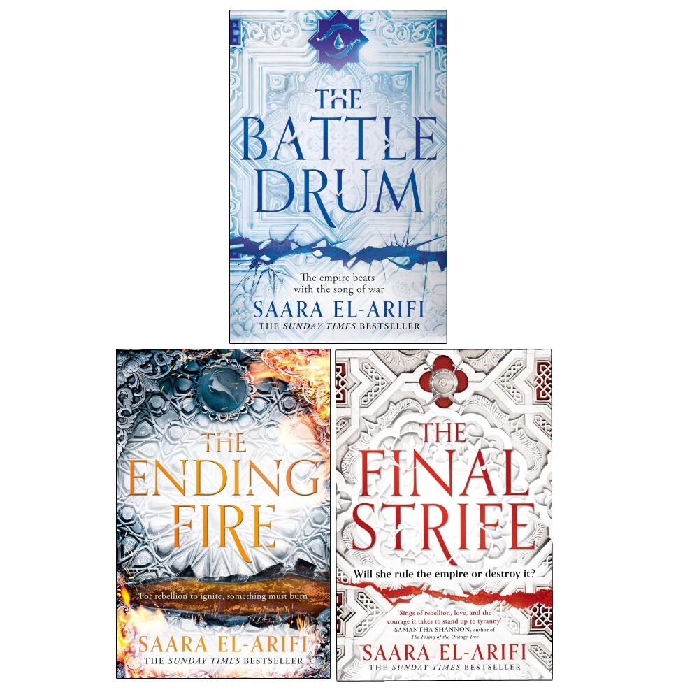 Saara El-Arifi 3 Books Collection Set The Final Strife,Battle Drum, Ending Fire