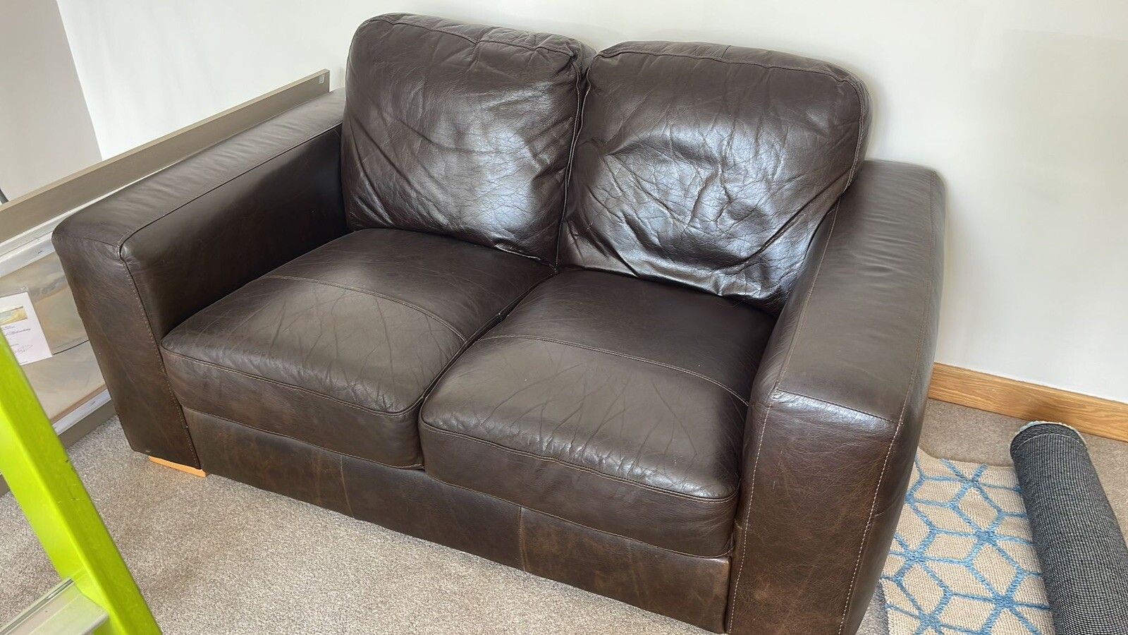 2 Next Armitage Leather Sofas eBay
