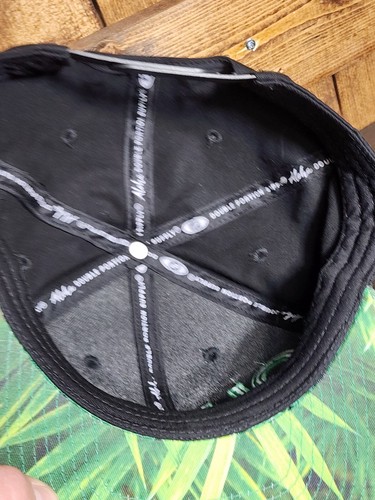 Double Portion Supply Baseball Hat Ohana Snap Back Cap Green Grass Pattern - Picture 5 of 7