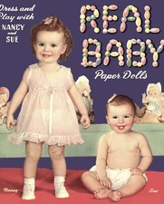 VINTAGE 1940s REAL BABY PAPER DOLL  ORIG SIZE UNCUT REPOR READ ALL