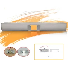 Steel Roll Pan Rollpan License Plate Holder Light Fit 72-93 Dodge D100 D150 D250