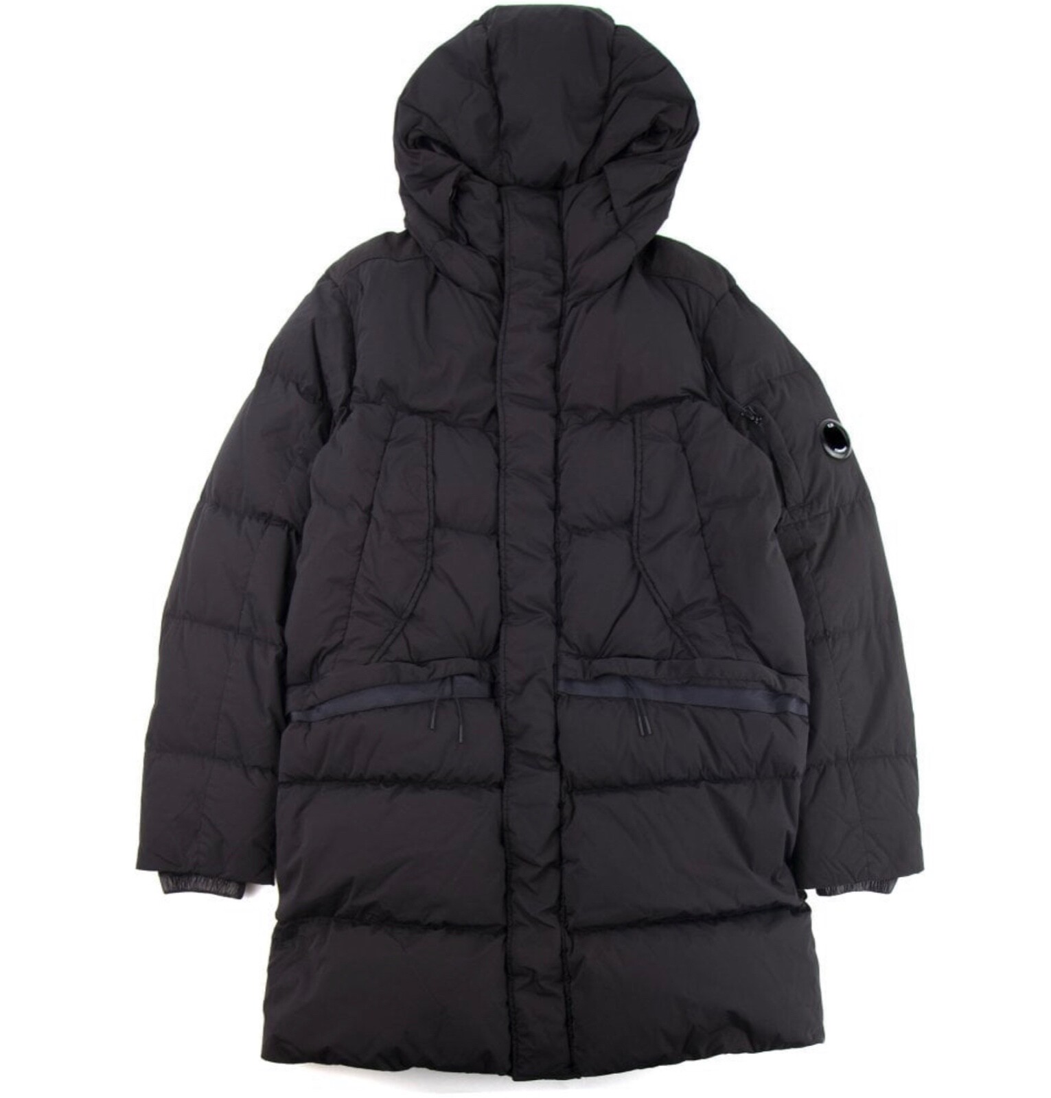 CP) Company Nycra Long Jacket Black 