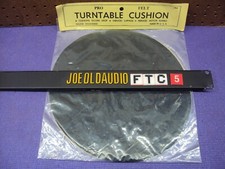 Pro Felt Turntable Mat. Model FTC-5. NOS. Soft Pliable. Measures 12 3/16"