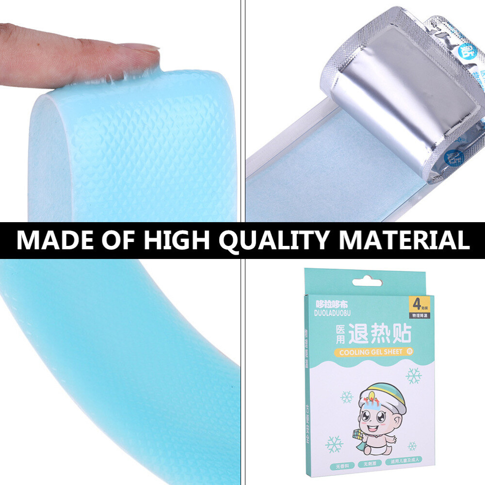 2 Boxes Cooling Stickers Child Forehead Cold Pads Headache Patch eBay