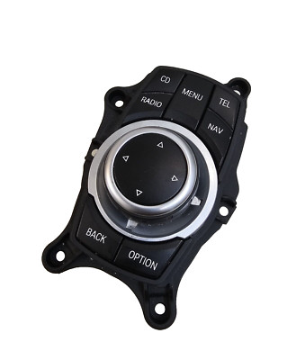 BMW E90 E91 E70 E60 CIC iDRIVE MEDIA SWITCH CONTROLLER JOYSTICK BLACK 9240956