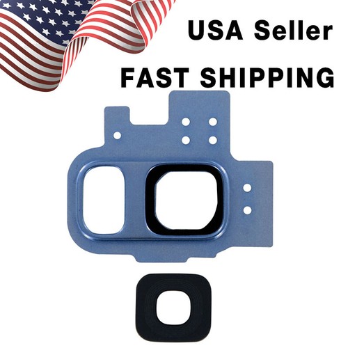 Rear Back Camera Glass Lens Cover Metal Frame For Samsung Galaxy S9 - Picture 2 of 13