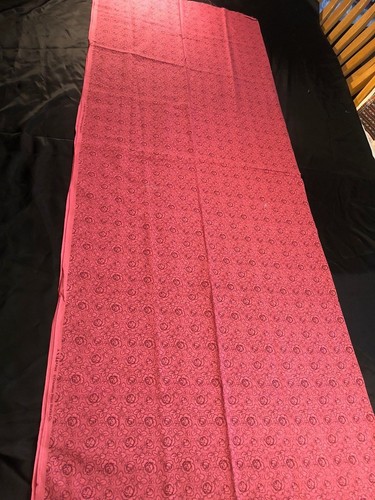 4 pieces rose print cotton fabric for quilting/crafts/doll clothes, 44"-45" W - Picture 4 of 12