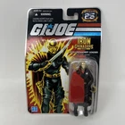 GI JOE 25th ANNIVERSARY IRON GRENADIER LEADER DESTRO 3.75" FOIL CARD, NEW, MOSC