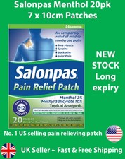 Salonpas Large Menthol 20pk 7x10cm