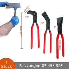 Falzzange Abkantzange 0&deg; - 45&deg; - 90&deg; - Karosserie Zangen - Blechzangen