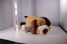 Ty Pluffies Whiffers White Brown Tan Plush Puppy Dog 2002 Stuffed Animal