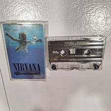 Nirvana - Nevermind Cassette Tape 1991 Kurt Cobain