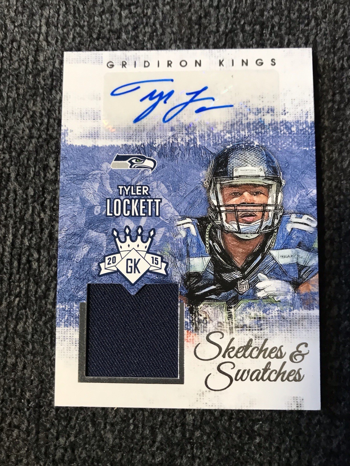 Tyler Lockett Panini Gridiron Kings Sketches and Swatches #SKTL Base