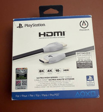 PowerA Ultra High Speed HDMI 8k/4k Cable for PS5 10ft White