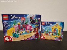 LEGO Set - Factory Sealed Disney Ariel 43235 Music Stage & 43254 Crystal Cavern