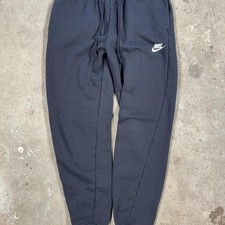 Nike Men's Black and Grey Joggers-tracksuit