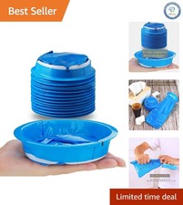 14 Disposable Vomit Bags - 1000ML Blue for Travel  Emergencies, Leak-Resistant