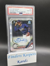 2019 BOWMAN PROSPECT AUTO CHROME DERIAN CRUZ #DC~PSA 10