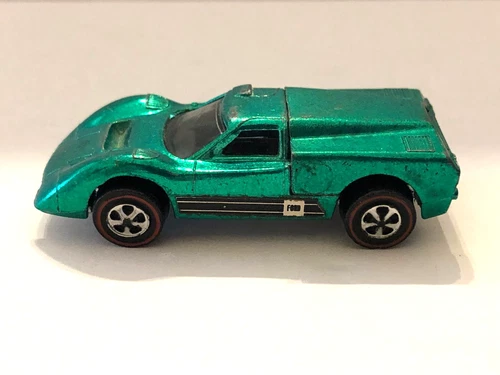 HOT WHEELS REDLINES FORD J CAR GREEN US FROM 1968