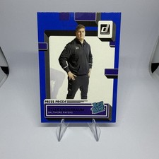 2022 Panini Donruss - Rated Rookie Tyler Linderbaum #400 Press Proof Blue (RC)