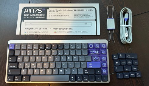 NuPhy Air75 HE Magnetic Switch Gaming Keyboard - Low-Profile Magnetic Jade - Bild 4 von 7
