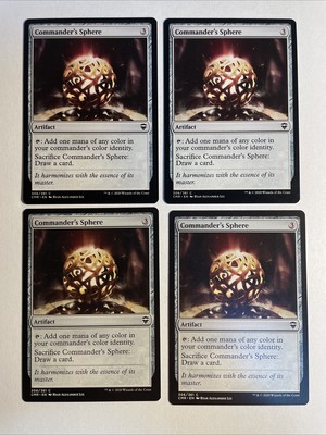 4x Mtg Commander Legends Commander s Sphere NM/M Magic The Gathering