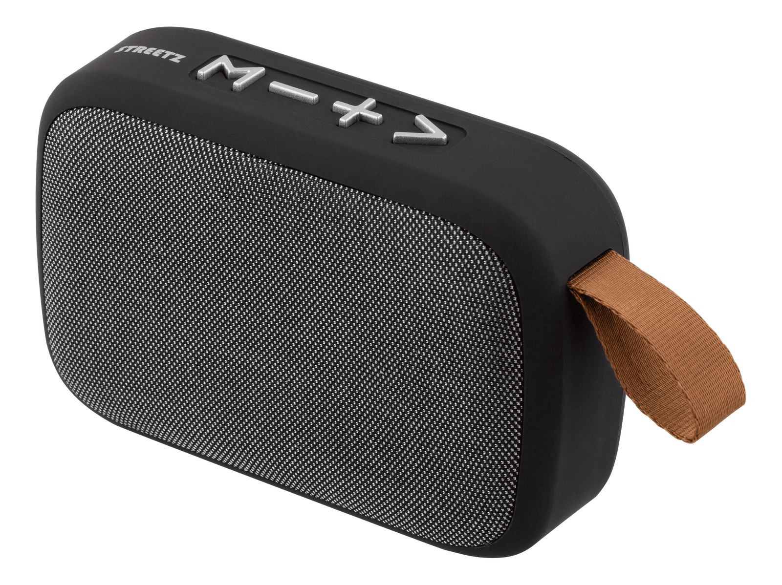 Streetz 3W Mini Speaker Black Portable Wireless Bluetooth FM Radio