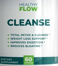 Healthy Flow Cleanse Dietary Supplement 60 Capsules of Healthy Flow Cleanse