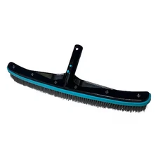 Jed Pool Tools 70-272 Pool Brush, Al, Black/Gray/Enameled, 18" L