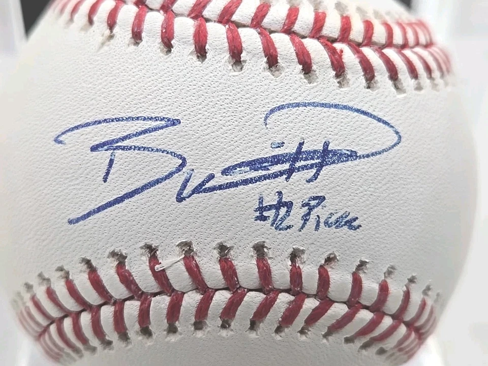 Bobby Witt Jr. Béisbol firmado con inscripción "#2 Pick" Kansas City Royals certificado de autenticidad JSA Foto 2 de 4